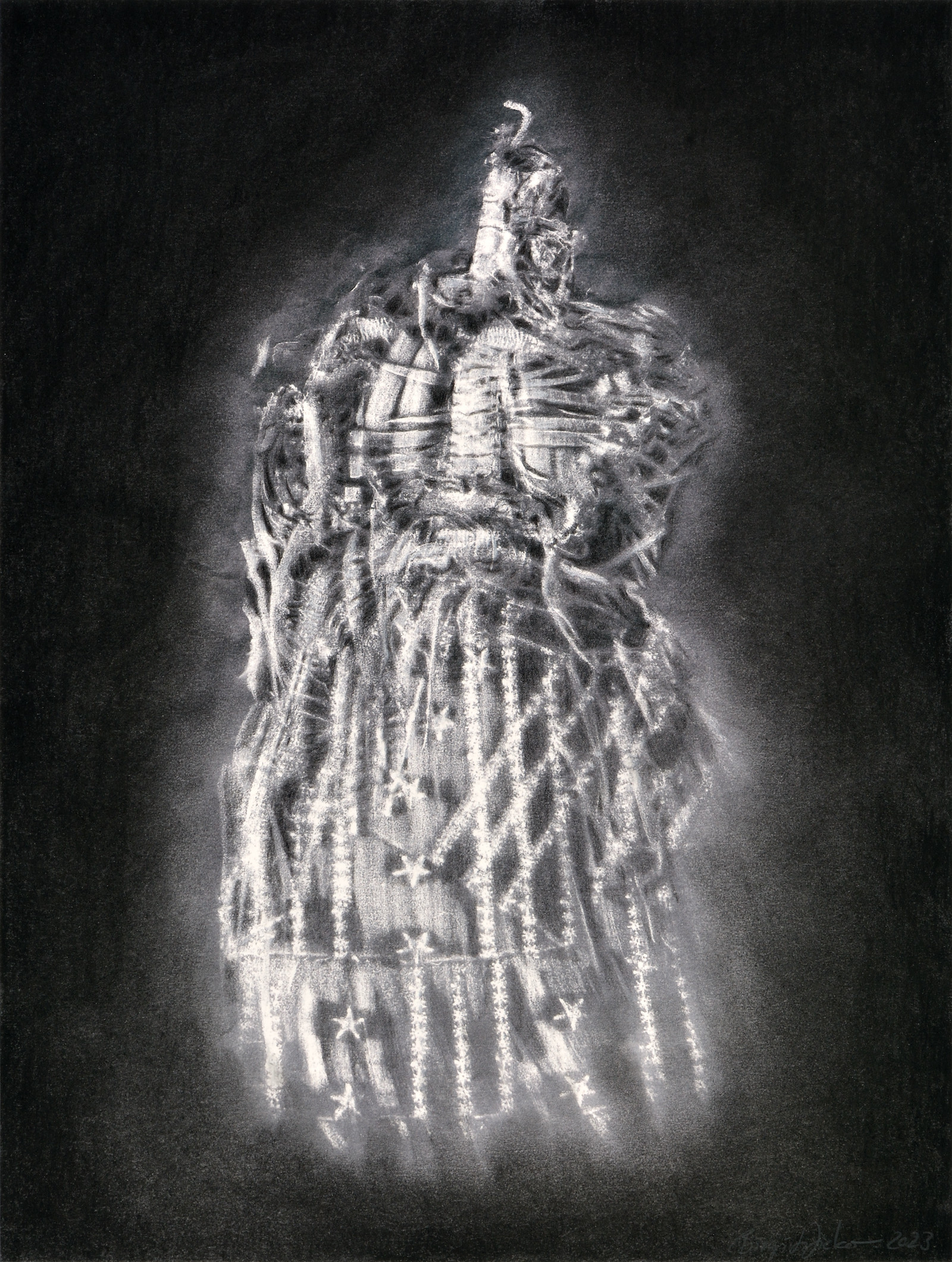 Frottage 2020/2023 by Birgit Dieker