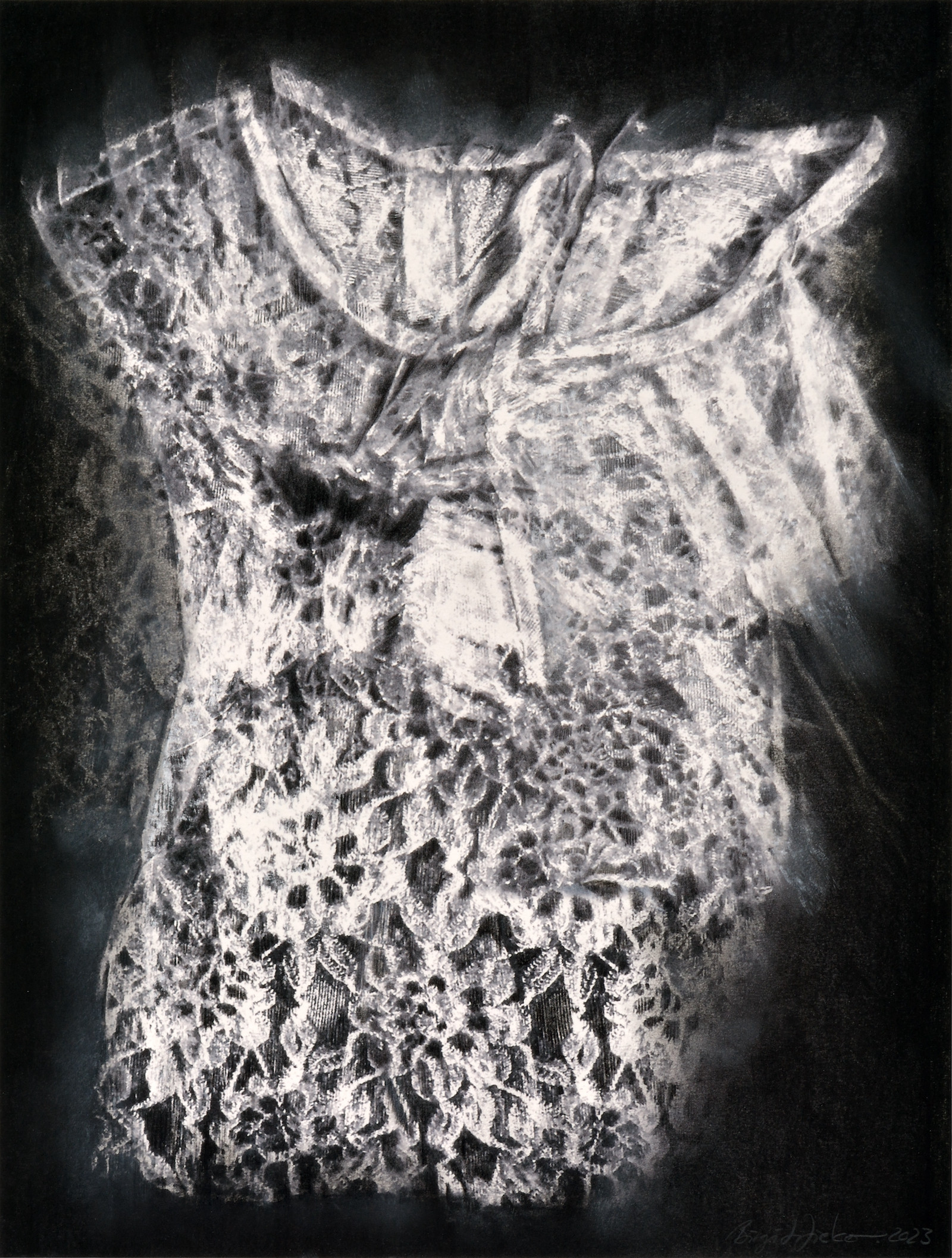 Frottage 2020/2023 by Birgit Dieker